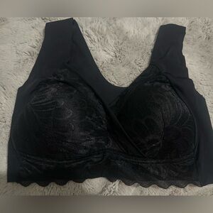 Elegant Black Lace Bralette